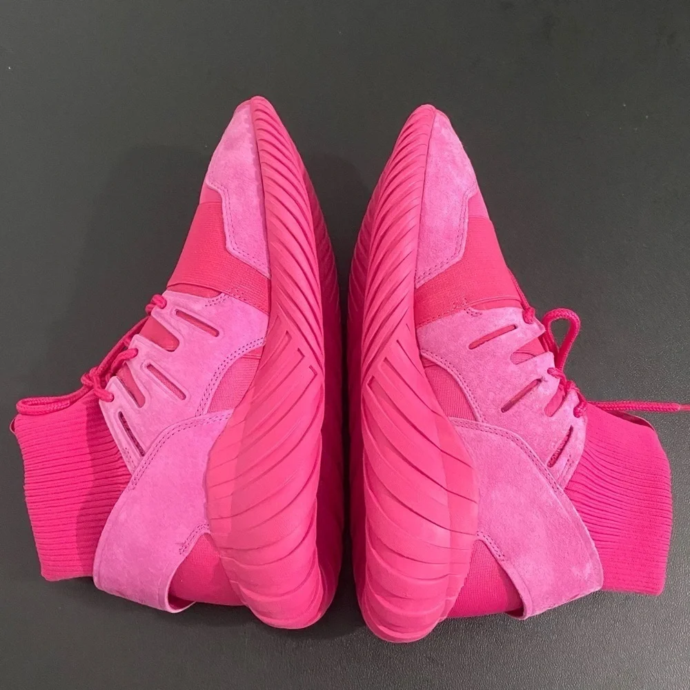 Adidas Tubular Doom EQT Pink Sneakers S74795 Men Size 10 Trainers Like New
